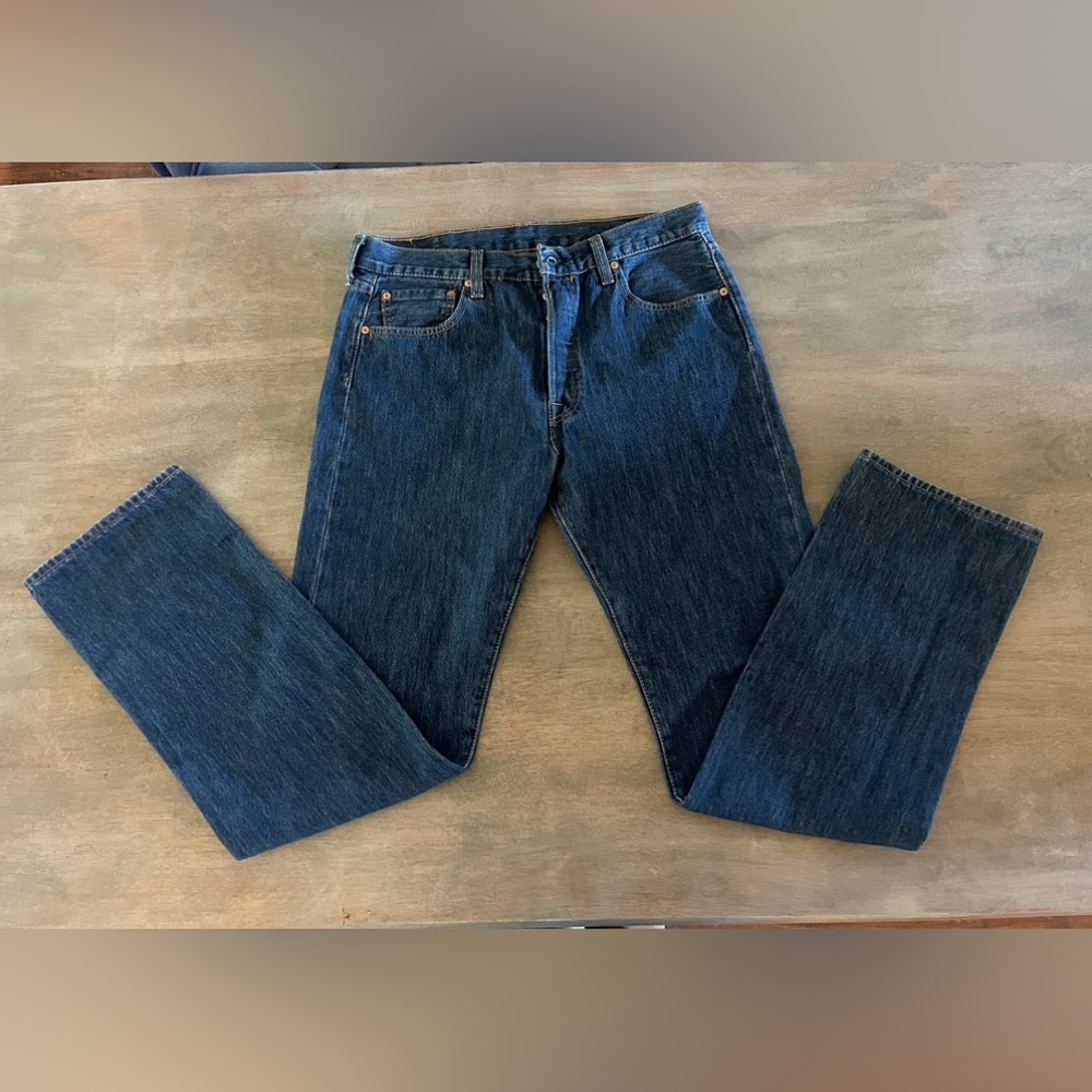 Levi 501 Button Fly jeans. 34x34.